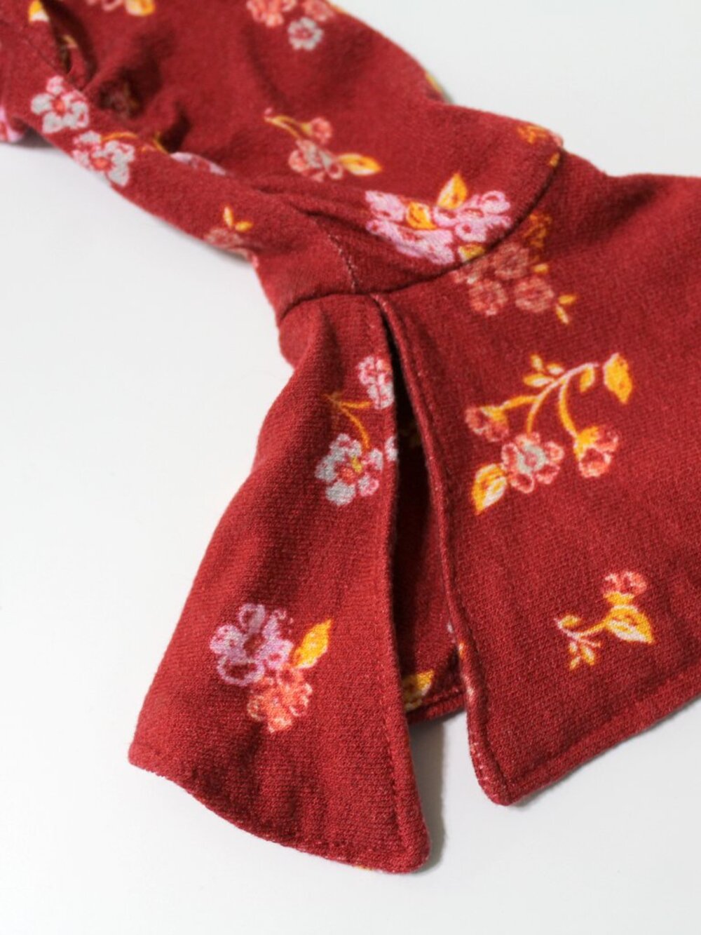 Free People Good Days Mini Dress in Pop Combo Size XS red floral V-neck New - Picture 5 of 10